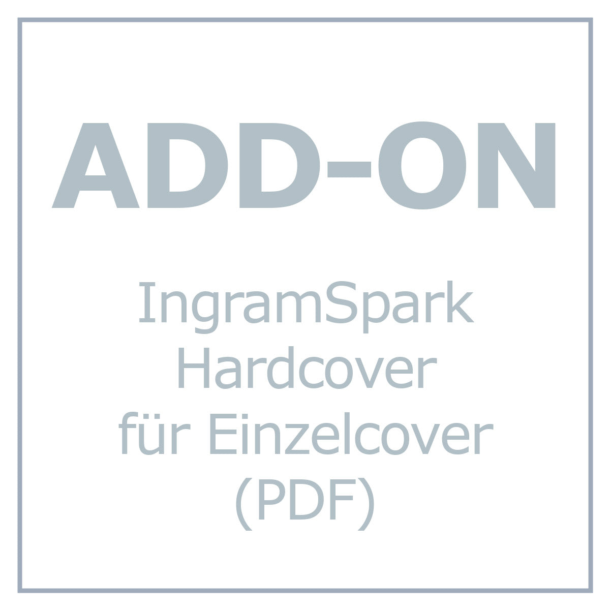 ADD-ON | IngramSpark Hardcover - PDF