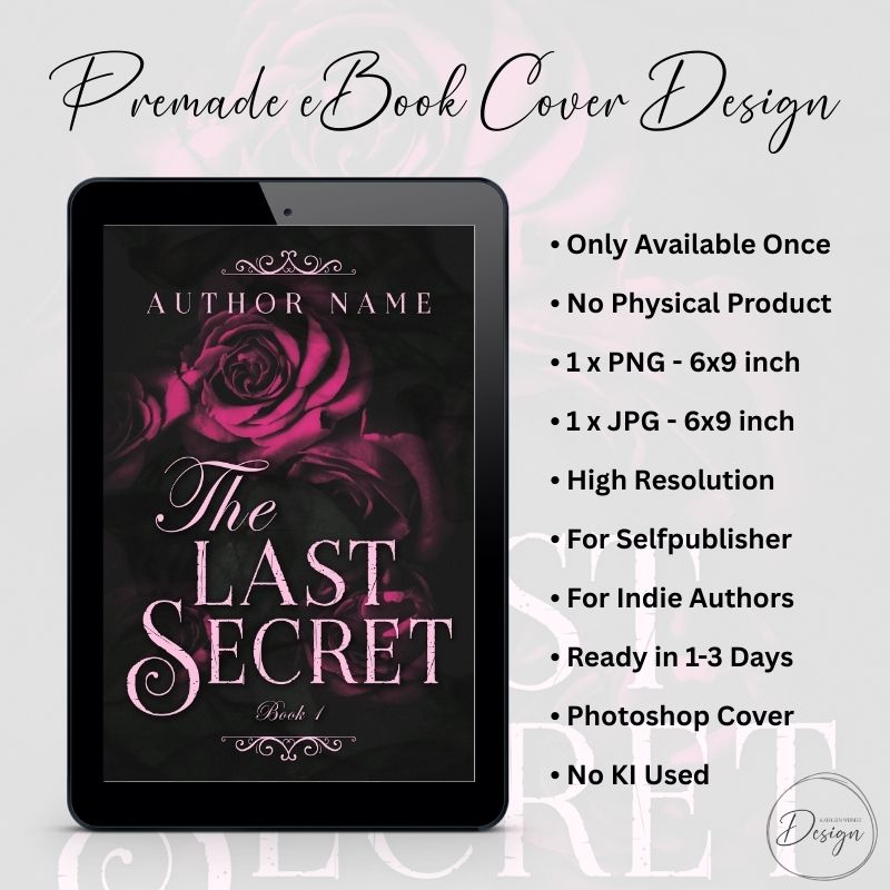 Premade eBook Cover | The Last Secret | by KathleenWeinertDESIGN
