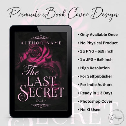 Premade eBook Cover | The Last Secret | by KathleenWeinertDESIGN