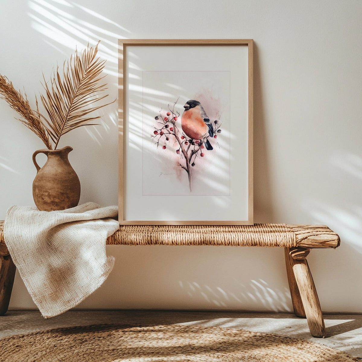 Gimpel Kunstdruck – Hahnemühle Fine Art Giclée – Aquarell Vogel Wandbild (Kopie)