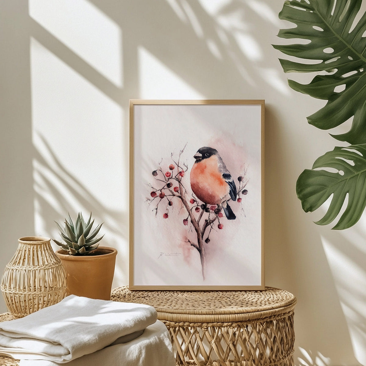 Gimpel Kunstdruck – Hahnemühle Fine Art Giclée – Aquarell Vogel Wandbild (Kopie)