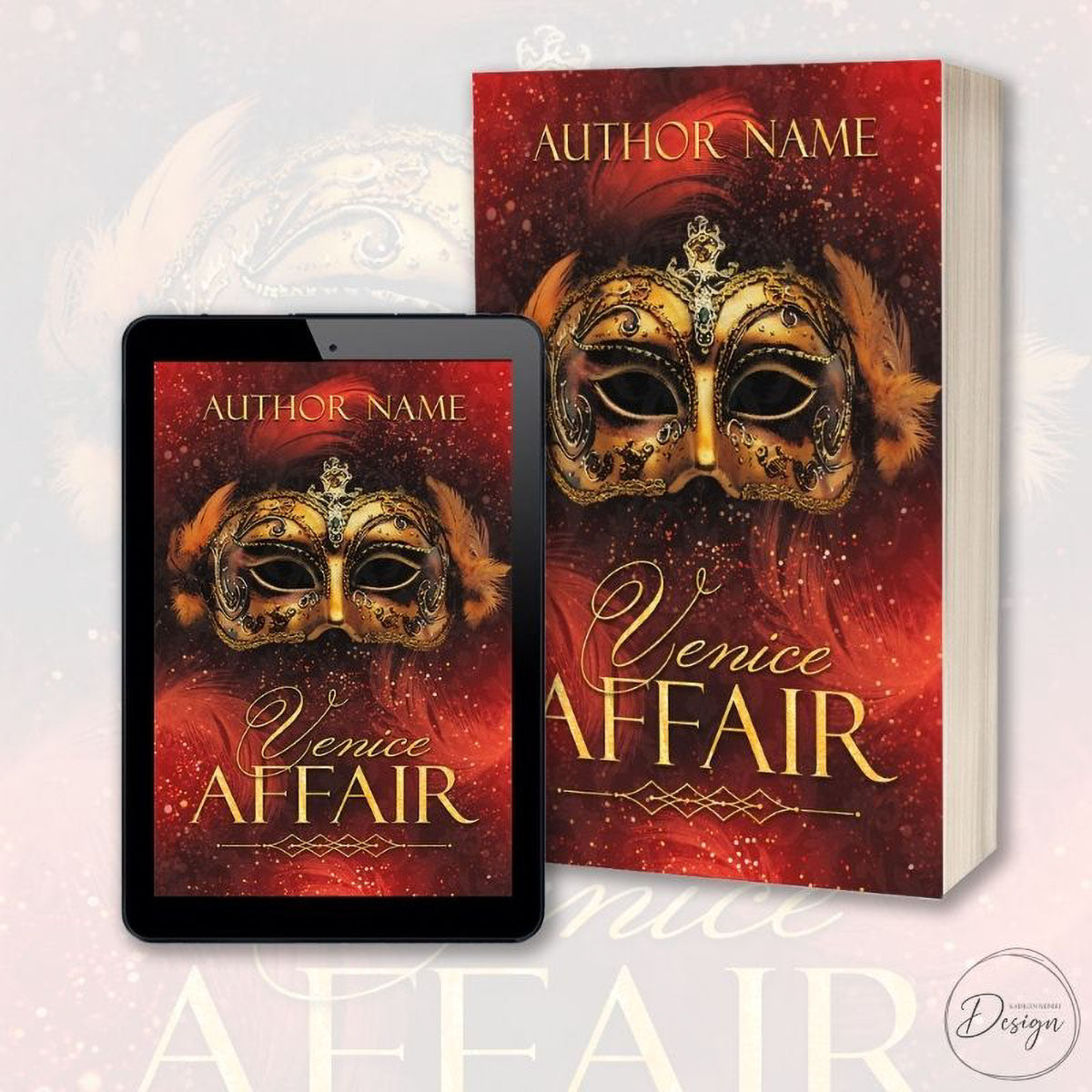 Premade eBook Cover | Venice Affair | by KathleenWeinertDESIGN