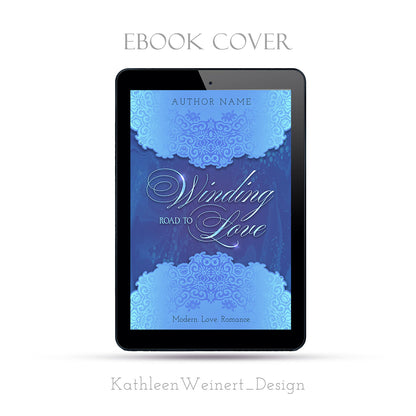 Premade eBook Cover | Winding Road to Love | by KathleenWeinertDESIGN