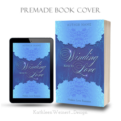 Premade eBook Cover | Winding Road to Love | by KathleenWeinertDESIGN