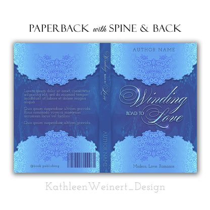 Premade eBook Cover | Winding Road to Love | by KathleenWeinertDESIGN